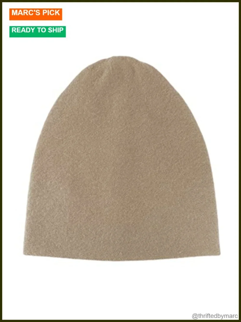 100% Cashmere Double-Layered Beanie Hat with Gift Box